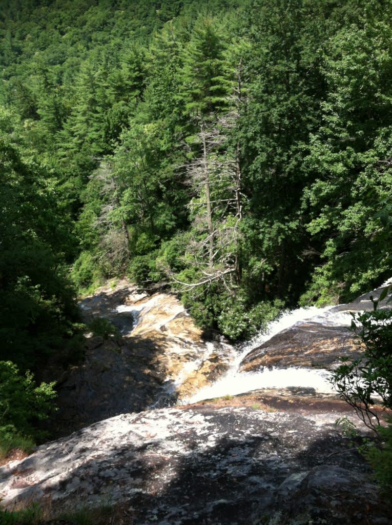 View Down Glen Falls, Highlands, NC
